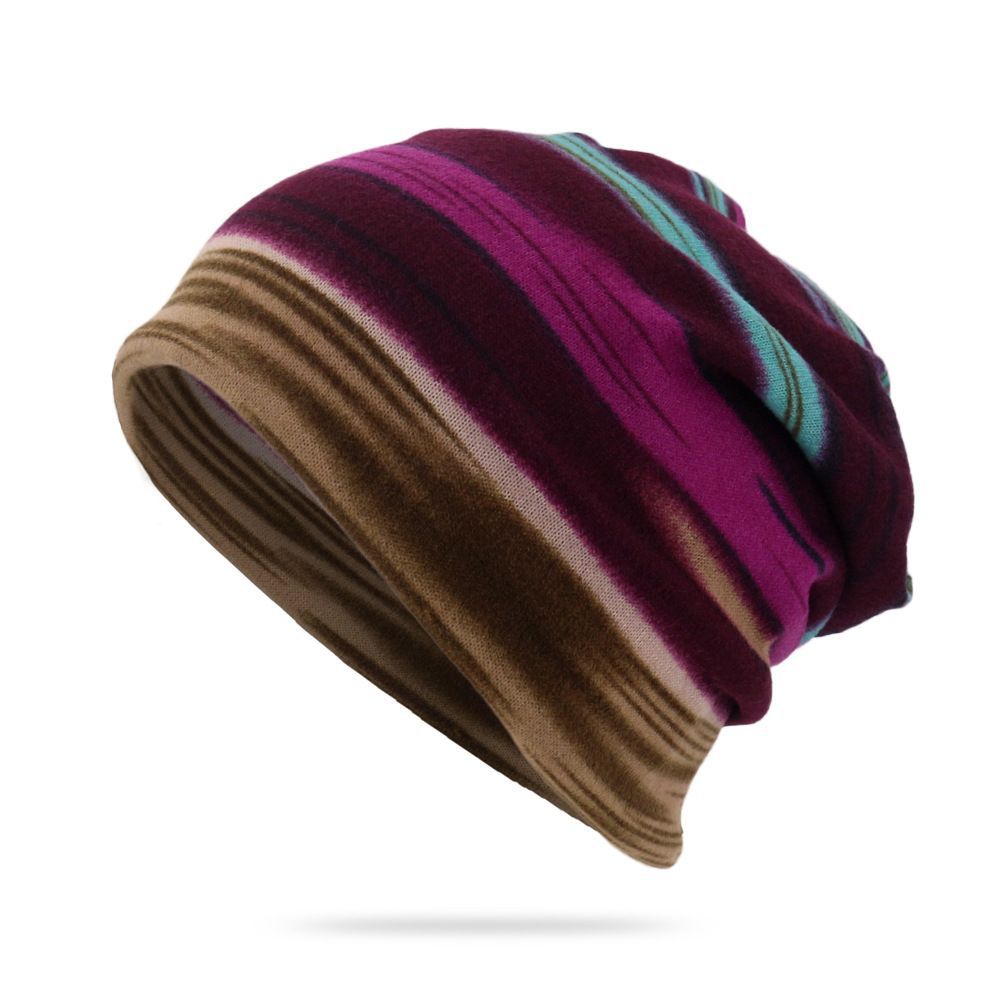 Chapeau turban à rayures pour femmes, bonnet d'hiver pour femmes, écharpe de but pour touristes, masque ample, écharpe de sauna en plein air, coutures de documents d'abonnés