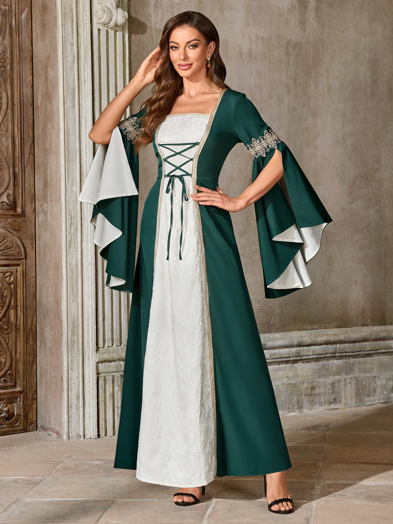 Robe médiévale pour femmes, Costume de Renaissance, robes victoriennes de Pirate irlandais Ren Faire