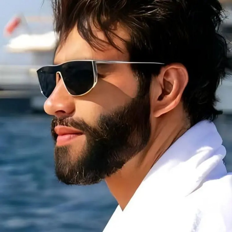 Lunettes de soleil tendance pour femmes, style rétro, pour l'été et les activités de plein air, monture métallique, protection UV400, pour hommes et femmes, idéales pour les voyages