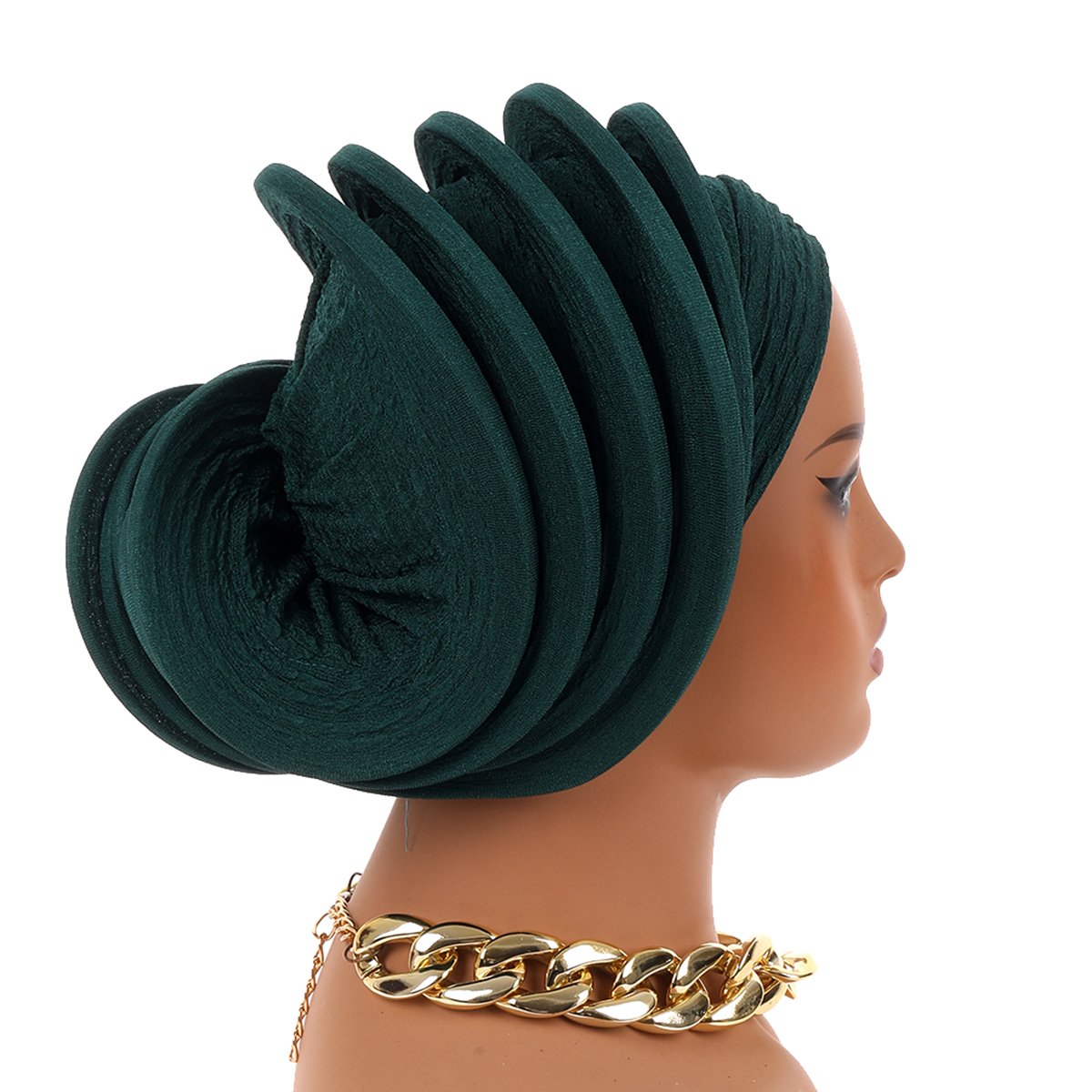 Nouveau design, prêt à porter : Turban africain, foulard pour femme, coiffe nigériane pour mariage, Auto Gele, coiffe de fête, chapeau