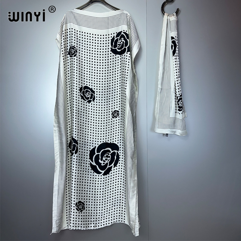 WINYI robe traditionnelle africaine musulmane pour femme abaya dubaï caftan de luxe robe de soirée élégante robe Maxi longueur couvertures de plage
