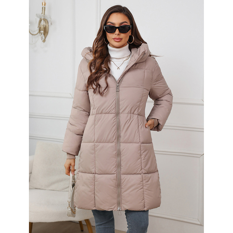 Femmes Long manteau 2024 nouveau automne hiver Parkas Femme épais vers le bas coton manteau Femme décontracté court chaud épais vêtements d'extérieur haut pour femme