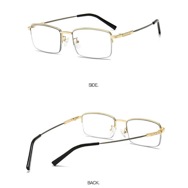 Lunettes Progressives Ultra Légères pour Hommes, Lunettes Multifocales Intelligentes à Mise au Point Automatique avec Verres à Dégradé de Couleur, Blocage de la Lumière Bleue