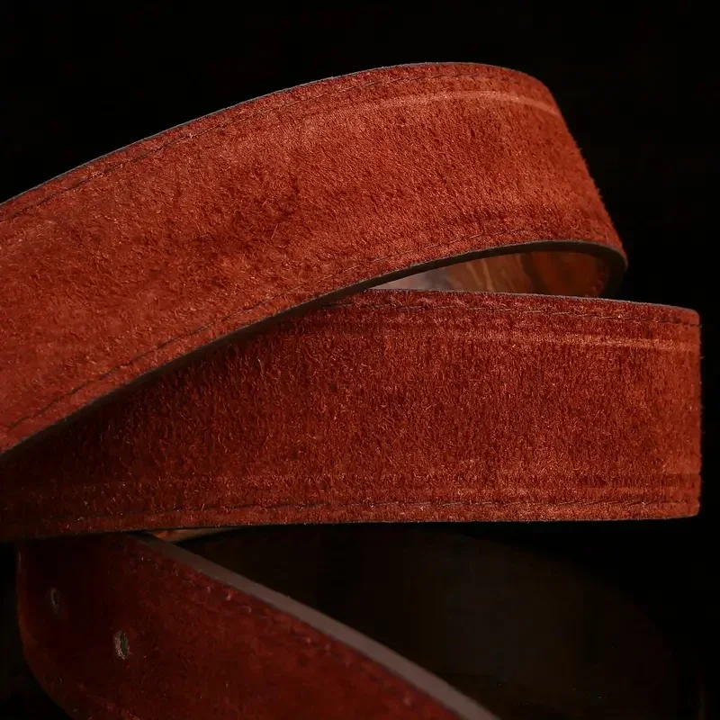 Ceinture d'affaires pour hommes, boucle lisse, ceinture de loisirs, ceinture en jean, costume, pantalon