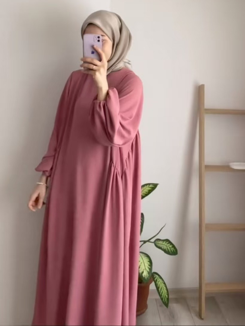 Eid femmes Robe modeste musulman Abaya robes Largos fête Caftan Jalabiya Ramadan robes longues en vrac dubaï caftan arabe longue Robe