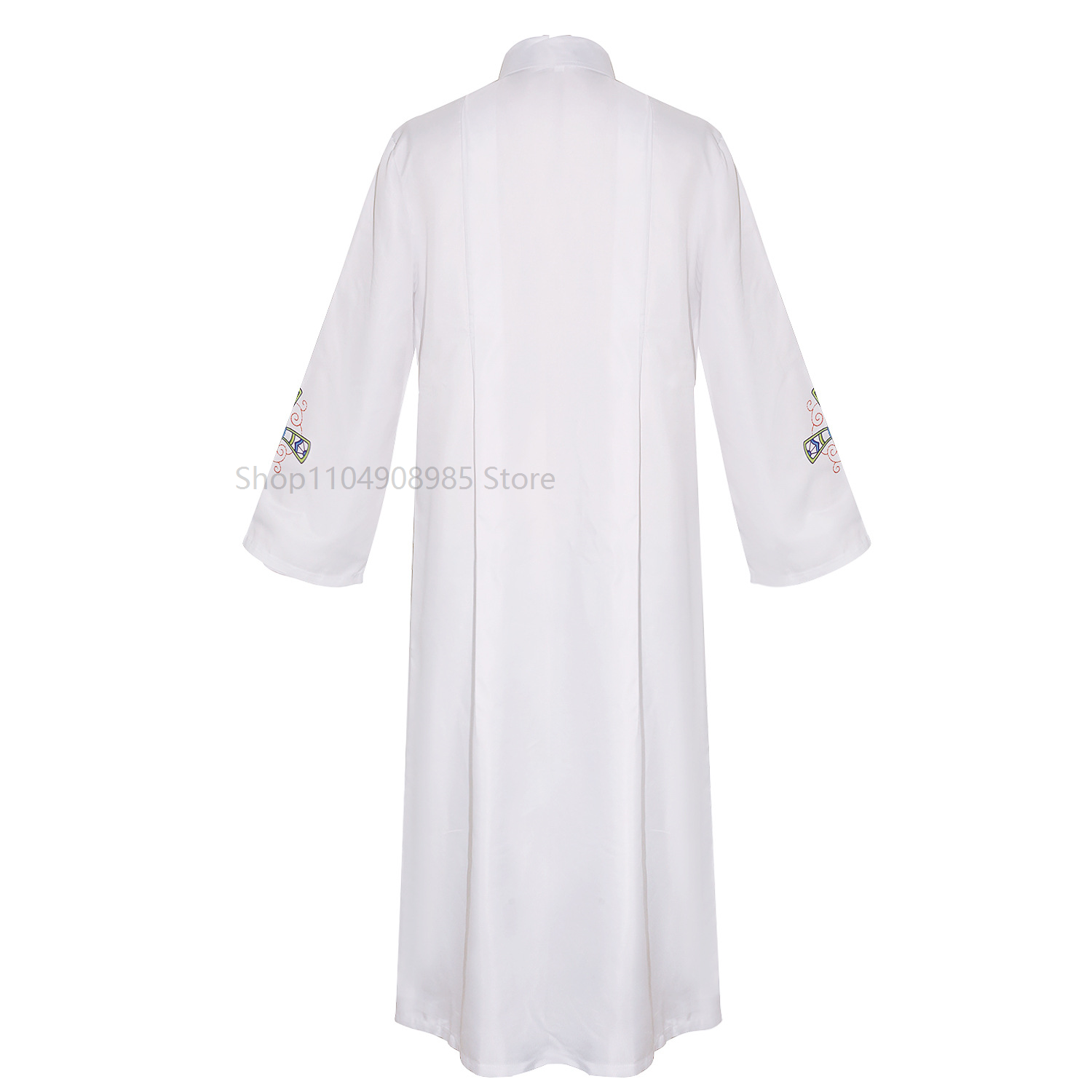 Robes de clergé, ustensiles d'église catholique, Robe de prêtre, Robe d'église blanche, Costume, fournitures d'étiquette religieuse chrétienne