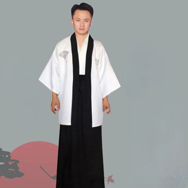 Kimono japonais pour homme, Yukata traditionnel, tenue vintage pour homme, costumes de danse de scène, vêtements de samouraï, vêtements asiatiques