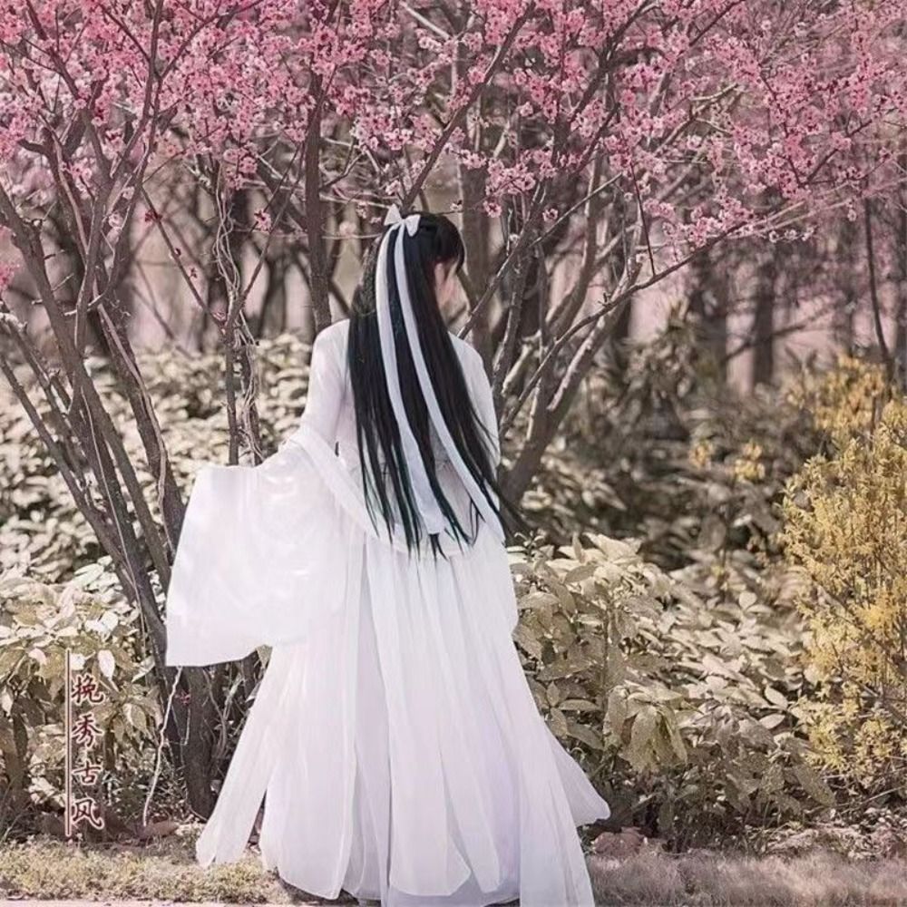 Ruban de danse chinoise classique en mousseline, style traditionnel, pour costume d'opéra, étoffe éthérée, long châle Hanfu