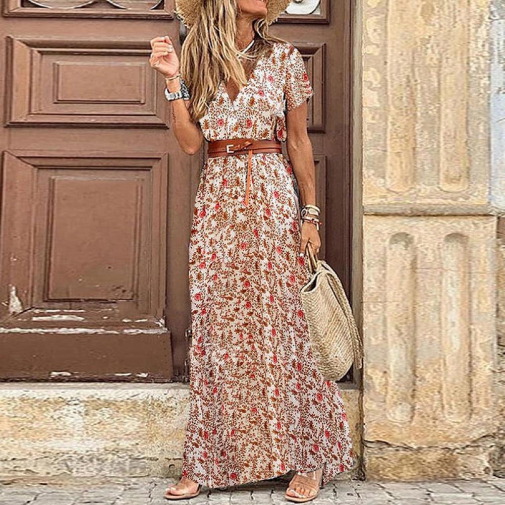 Robe fendue imprimée personnalisée, broderie personnalisée
