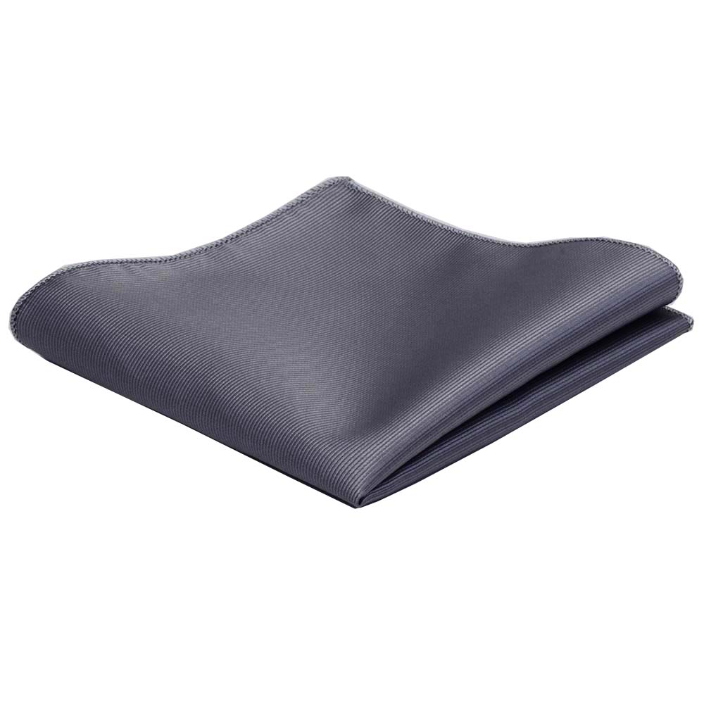 Mouchoir de poche classique en soie unie pour homme 25x25 cm – Foulard de poche élégant pour mariage et fête