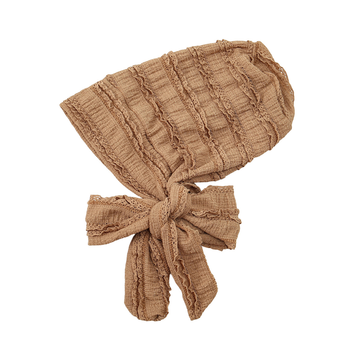 Nouveau bord en dentelle couverture de cheveux casquette musulman quotidien Turban chapeau femmes chimio casquette foulard enveloppes bonnet africain Bandana chapeaux