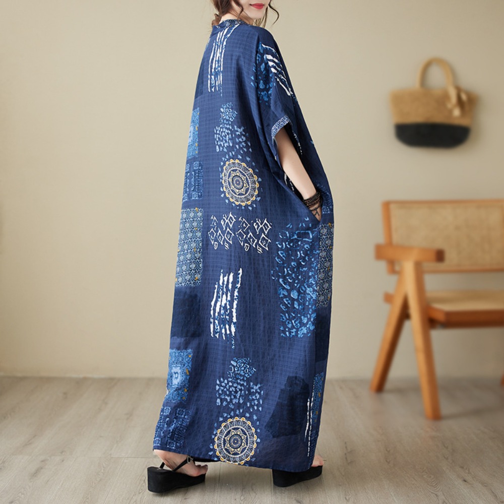 Robe d'été pour femmes, vêtements Streetwear, Style ethnique, bohème, plage, Vintage, décontracté, mode Harajuku, ample