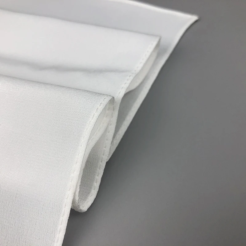 Nouveau foulard en soie pour femmes, châles à col carré, Bandana blanc solide, bandeau pour cheveux, foulard pour peinture à la main