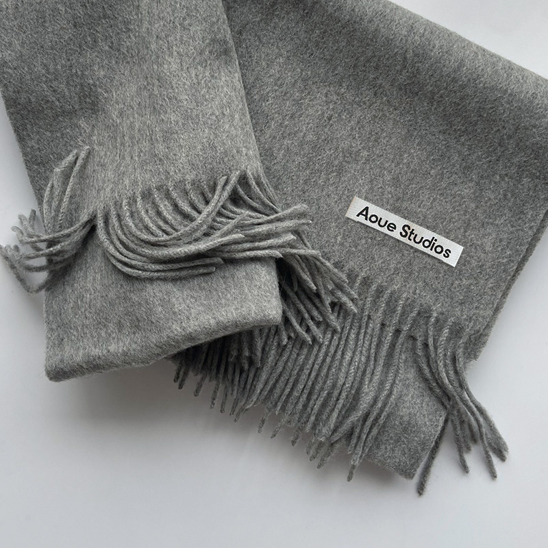 Écharpe en laine 100% unie pour femmes et hommes, écharpe chaude d'hiver, châle, écharpe en cachemire tendance pour femme, marque de luxe 2026