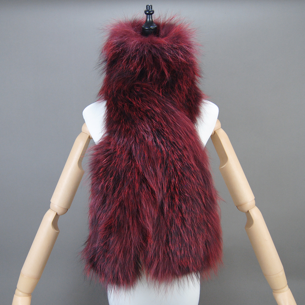 Écharpe femme doux tricoté dame longue Style réel fourrure de renard châle enveloppement naturel fourrure de renard anneau foulards hiver chaud véritable fourrure de renard écharpe