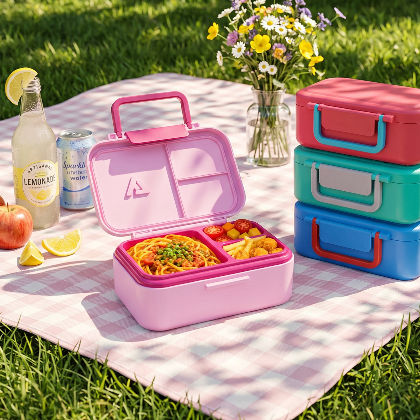 Ensemble de boîtes à lunch pour enfants avec isolation thermique et compartiments pour aliments, anti-fuite. Mini bol à soupe en acier inoxydable adapté