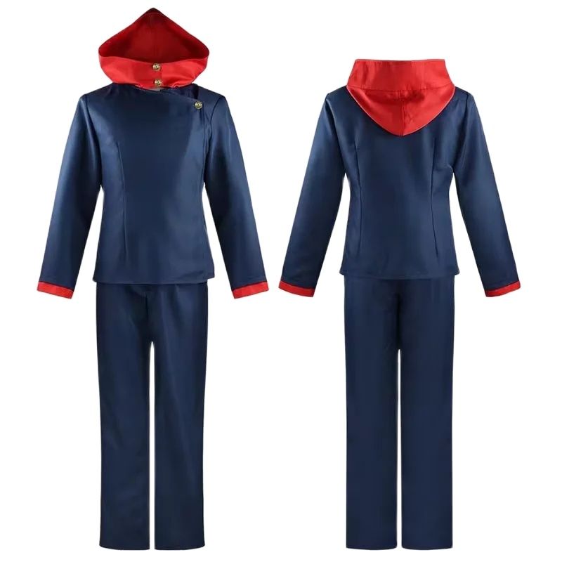 Anime Cosplay Itadori Yuji Costume unisexe Anime Tokyo à capuche académie veste pantalon uniforme scolaire ensemble