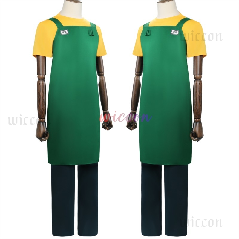 Costume de Cosplay Anime Sakamoto & Days Taro Sakamoto, tablier, perruque, uniforme de fête d'halloween pour femmes et hommes