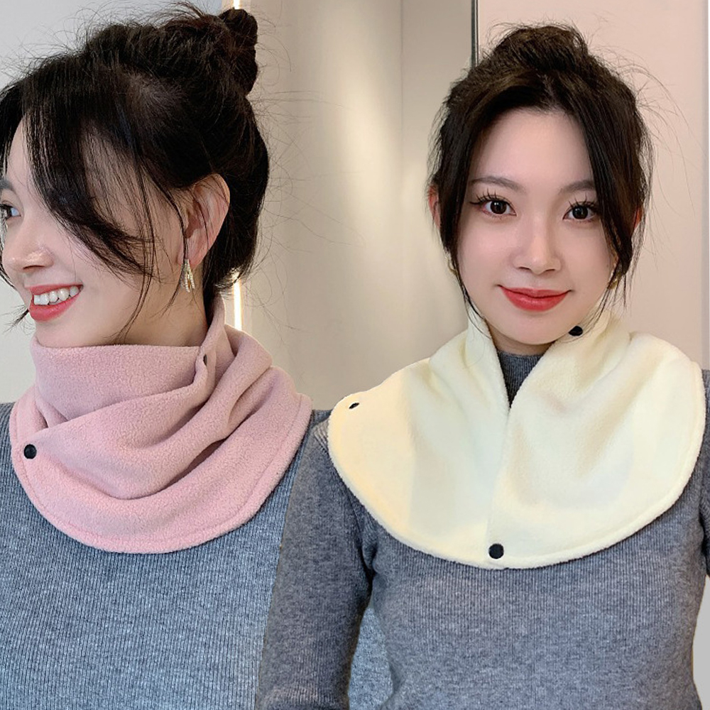 Hiver Anti froid en peluche écharpe chaud faux col écharpe en peluche bavoir Snood femme coupe-vent enveloppement cou Protection polaire femmes écharpes