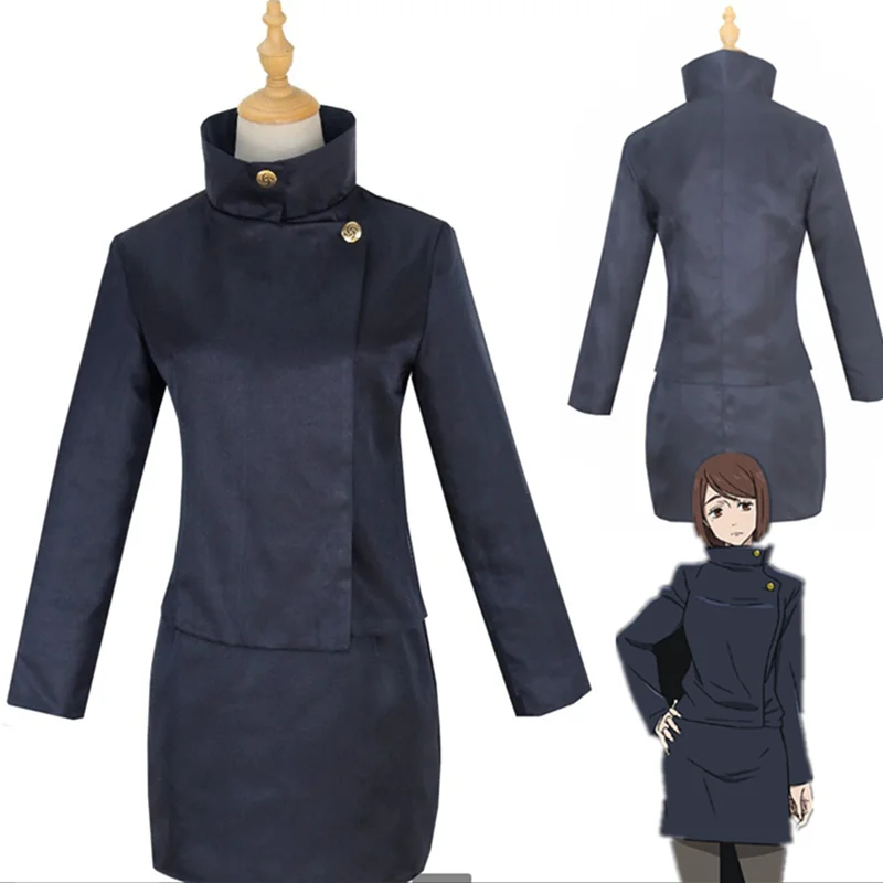 Costume de cosplay Anime Jujutsu Kaisen Shoko Ieiri, vêtements de jeu de rôle d'Halloween, robes Ieiri Shōko, uniforme scolaire, jupe, costumes