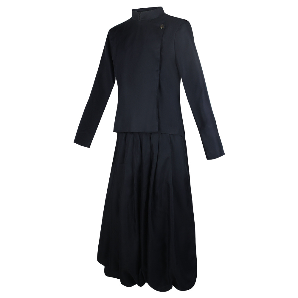 Costume de cosplay Anime Geto Suguru, veste bleu foncé, pantalon, uniforme, robe, tenue scolaire, ensemble complet pour hommes, fête d'Halloween