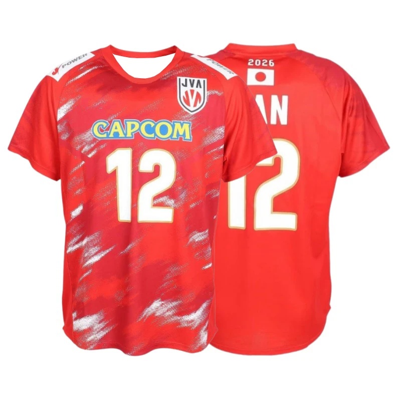 Nouveau Maillot de Volleyball Commémoratif Japonais 2026, T-shirt Sport Décontracté à Séchage Rapide pour Homme, Manches Courtes