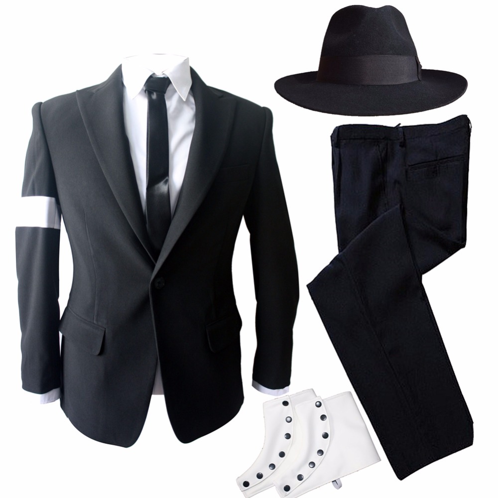Tribute Michael Jackson Black recruté ERY Impersonator Outfit, ply-player