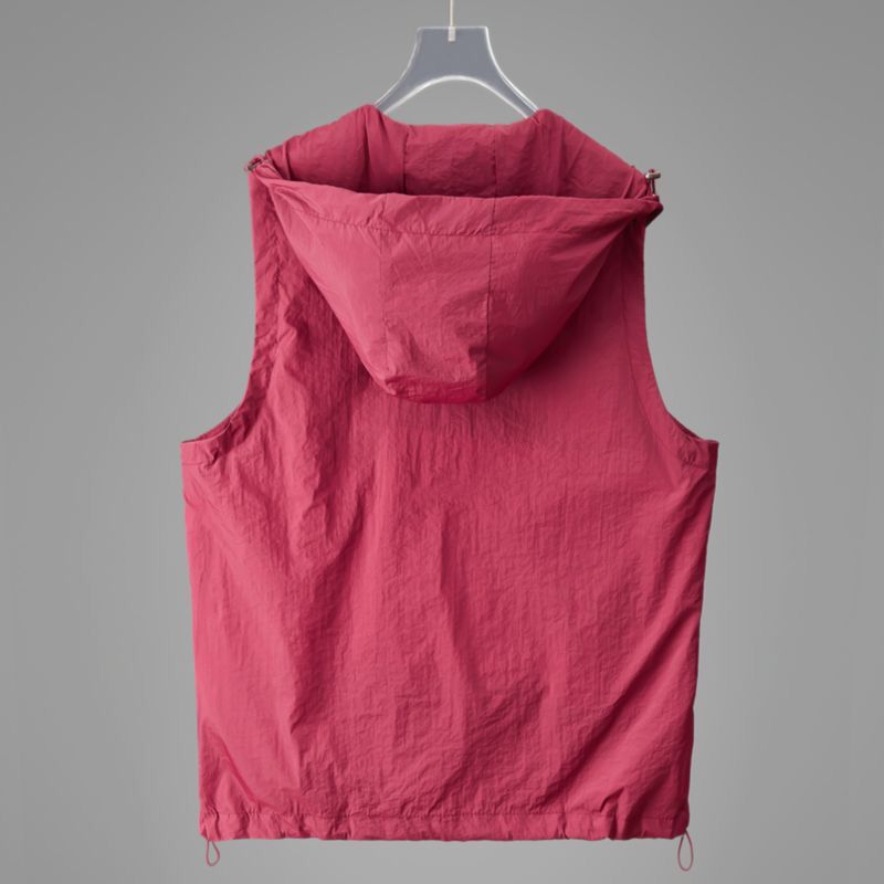 2025 été Protection solaire vêtements respirant gilet manteau femmes décontracté mince à capuche sans manches veste fermeture éclair gilet femme hauts