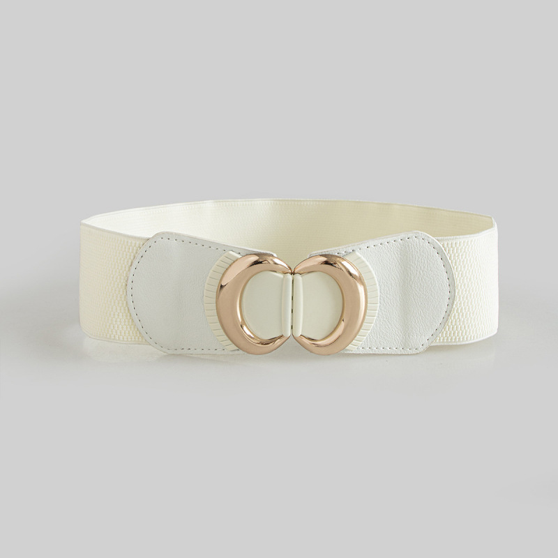 Ceinture à boucle incrustée avec cordon élastique, doudoune large de style coréen pour femmes à la mode