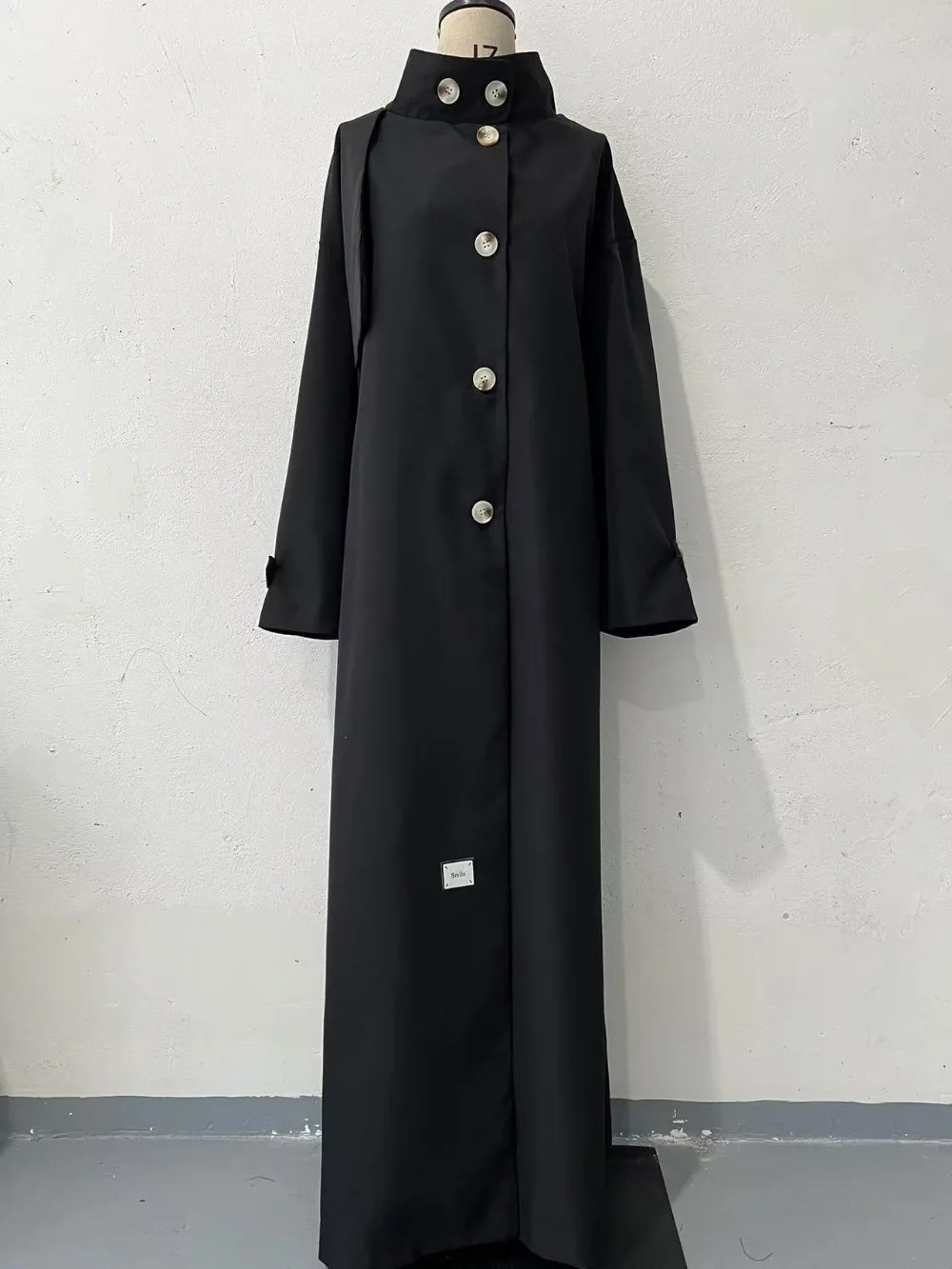 Abaya musulmane pour femme, manteau long, pardessus marocain, veste de moto rétro, dubaï, oupileid, ramadan, saoudien, arabe, Angleterre, 2025
