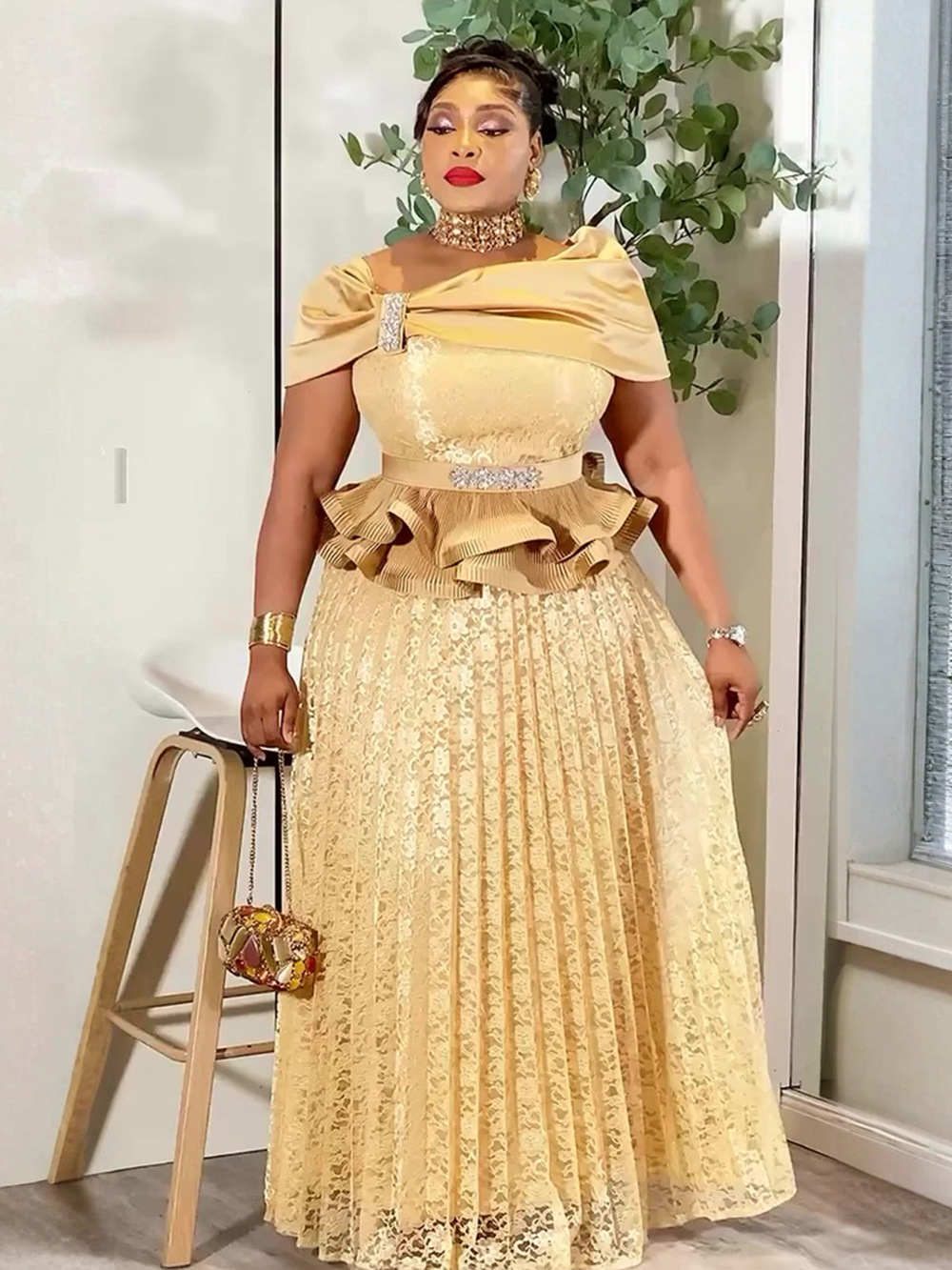 Robes de soirée africaines pour femmes, élégantes, style turc, maxi, grande taille, Dashiki, Ankara, dentelle, pour mariage, nouvelle collection 2026