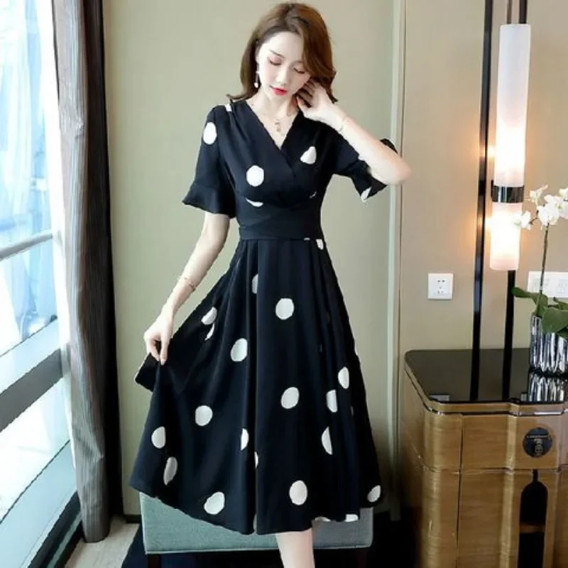 InjMidi-Robe en Satin Doux pour Femme, Tenue de Plage en Mousseline de Soie, Style Coréen, Sexy, Décontracté, Bon Marché, Esthétique, At Harajuku