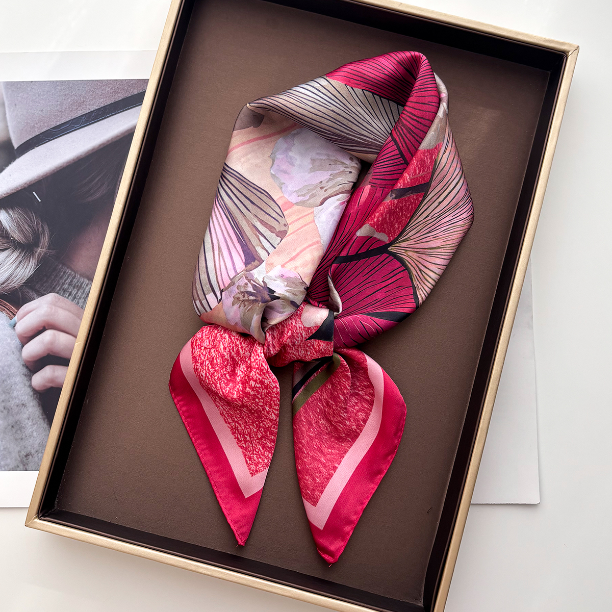 Foulard carré de luxe pour femmes, élégant, imprimé, Hijab, châle, couleur unie, tache douce, Imitation soie