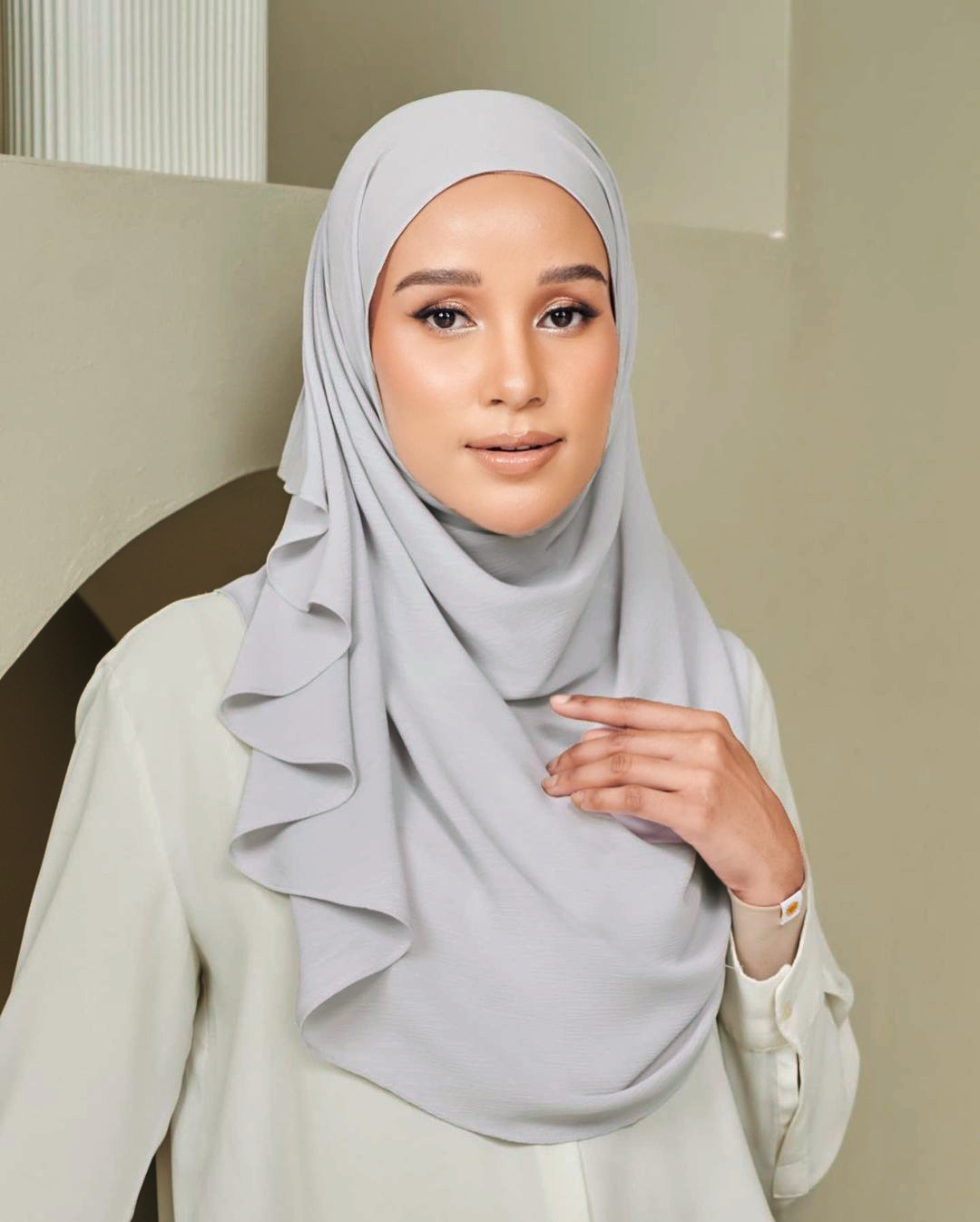 Musulman plaine froissé HIjabs lourd en mousseline de soie écharpe arabe crêpe châle enveloppes bandeau islamique couleur unie Foulard femmes