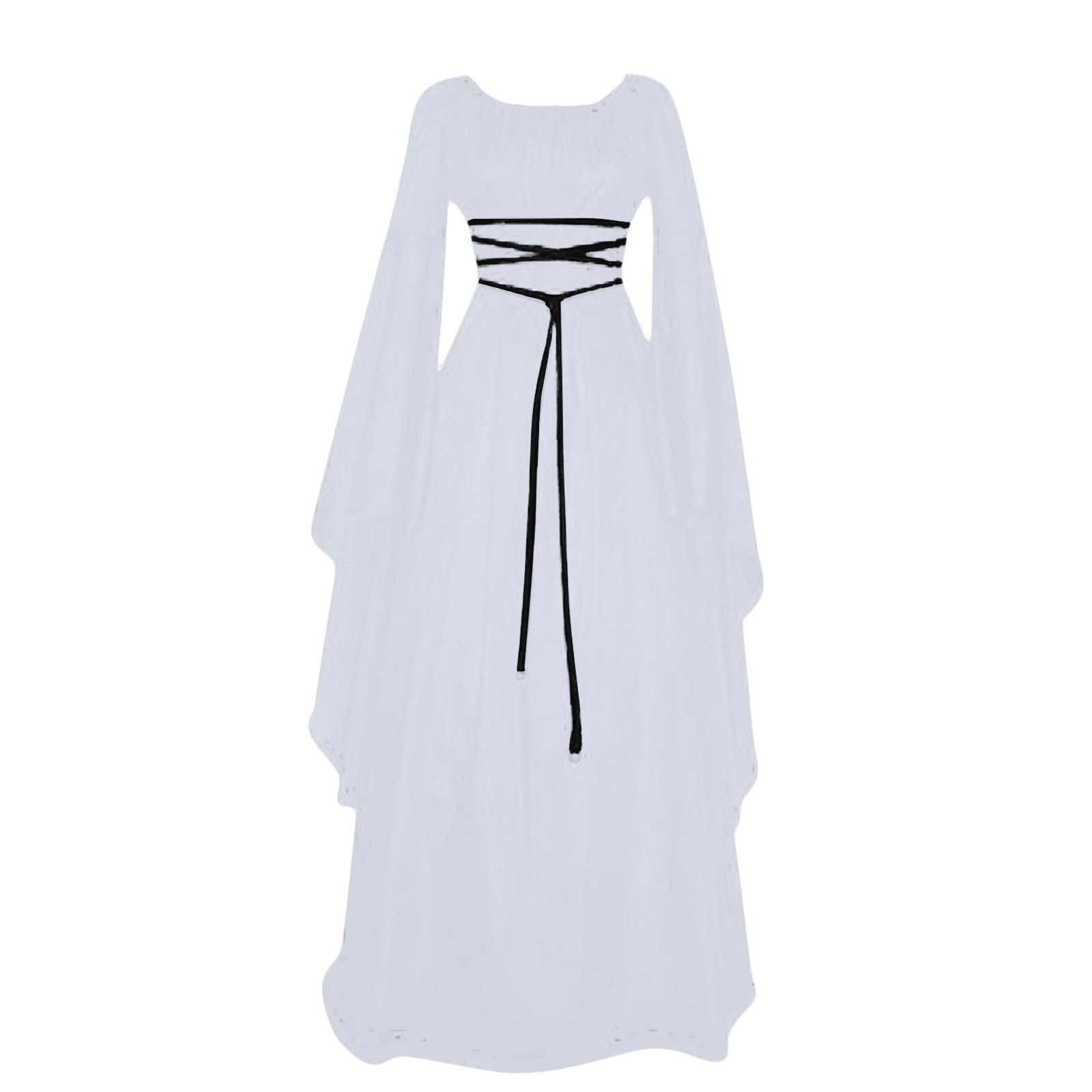 Costume de cosplay médiéval vintage pour femmes, fantôme, sorcière, vampire, robe gothique, Halloween, Noël, mascarade, robe de soirée Tim