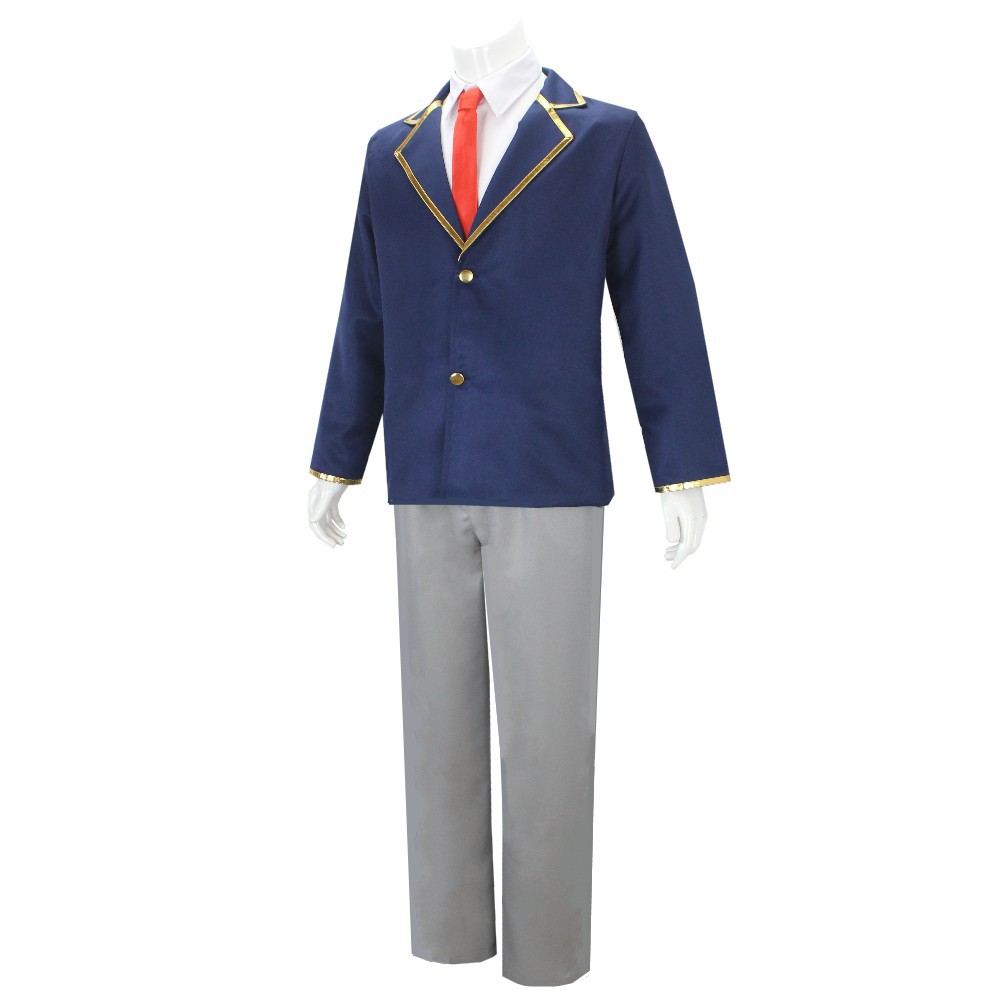 Costume de Cosplay Anime Oshi No Ko Aqua, perruque Hoshino Akuamarin, veste et pantalon, uniforme bleu, tenue de fête Anime pour hommes