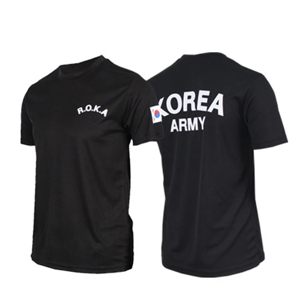 T-shirt militaire classique R.O.K.A ROKA Corée du Sud pour homme, nouvelle collection été 2026, en coton respirant, pour passionnés de militaire