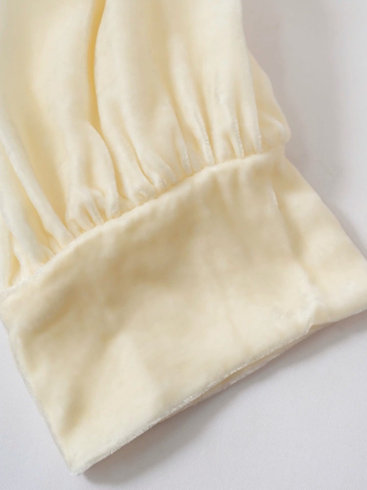 T-shirt à manches longues et col rond pour femme, vêtement polyvalent, en velours de soie de mûrier naturelle, couleur unie, nouvelle collection printemps 2022, 30%