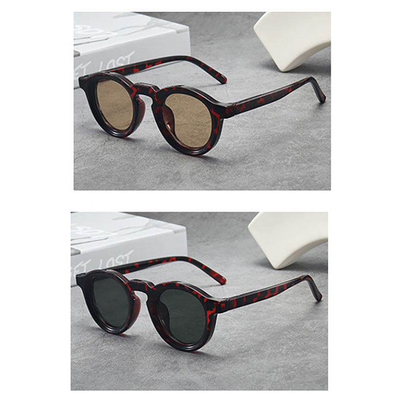 Lunettes de soleil de marque de luxe de mode lunettes de soleil rondes rétro lunettes de soleil de créateur à la mode lunettes de soleil Anti-Uv Premium