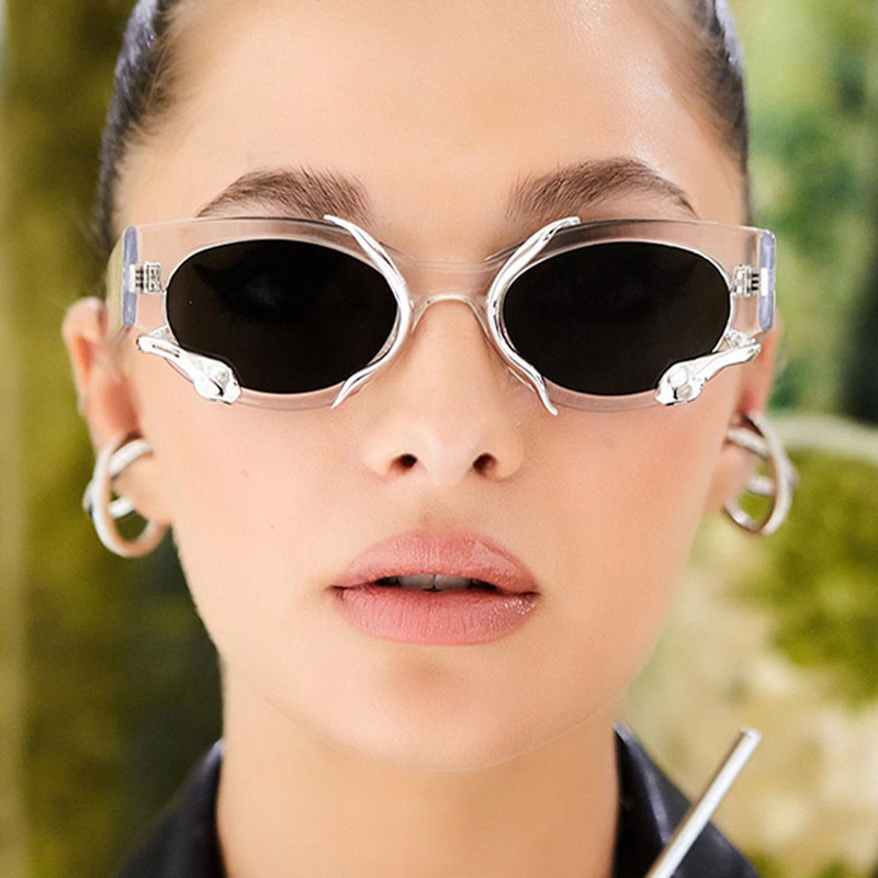 Lunettes De soleil œil De chat De luxe pour femmes, marque De styliste, mode, petite monture, Hip Hop rétro, nuances miroir Gafas De Sol