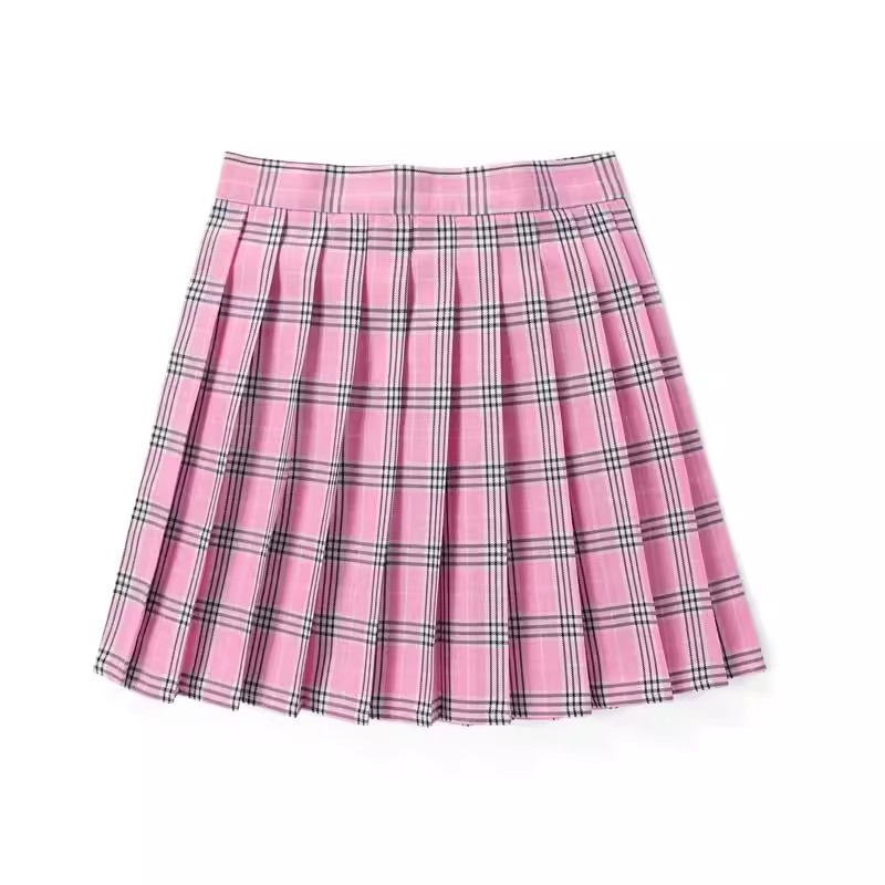 XS - 5XL jupe taille haute dames vêtements d'été femmes une ligne Harajuku coréen noir Mini jupe plissée pour uniforme d'écolière