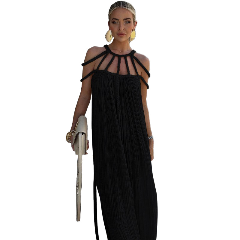 Robe de plage d'été, mode bord de mer, robe de plage sexy à bretelles, chemisier bikini à bretelles