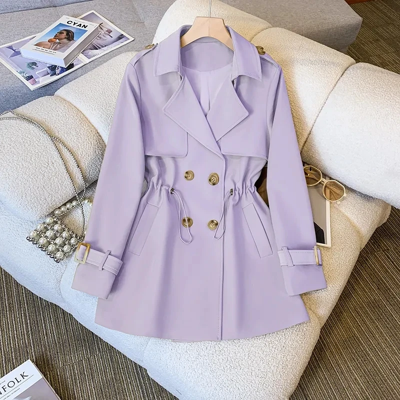 Nouvelle mode coupe-vent décontracté Version coréenne du Long coupe-vent haut dames manteaux et vestes femmes Trench Coat pour les femmes