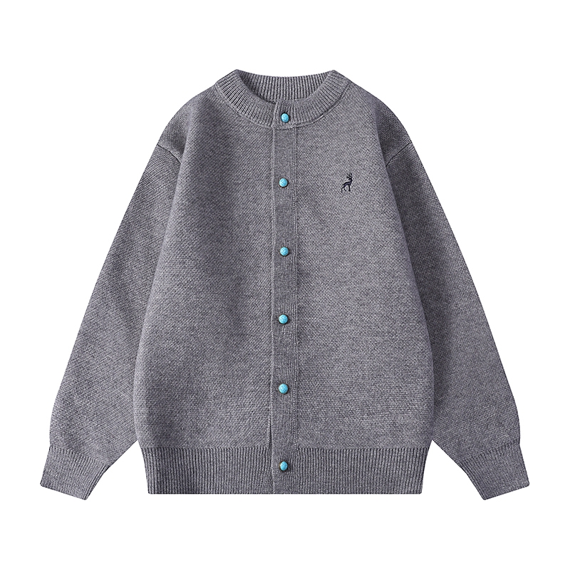 Cardigan en tricot pour hommes, Style court, pull décontracté, coupe régulière, ouvert sur le devant, pour un usage quotidien, automne