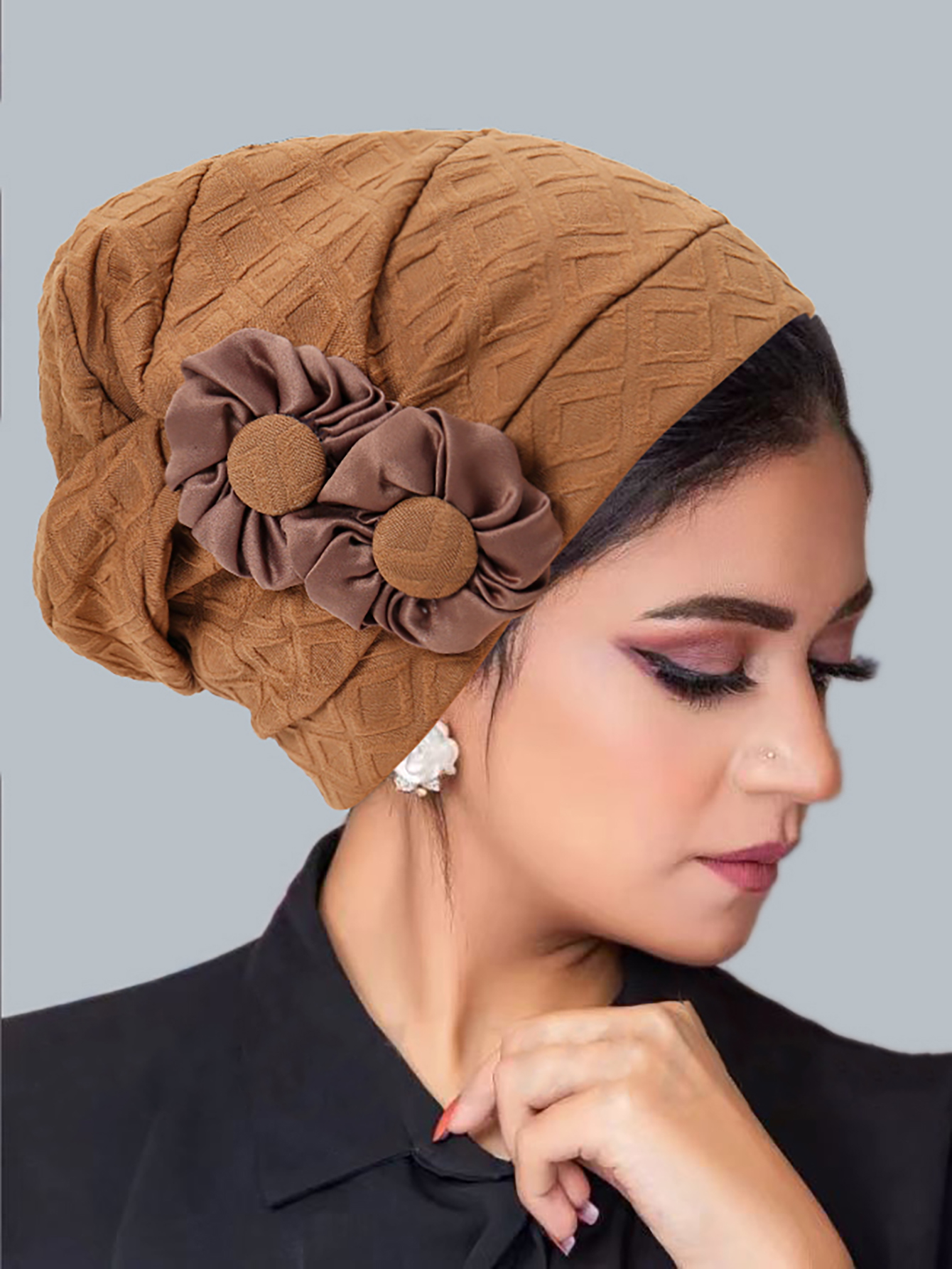Nouvelle mode musulmane femmes Hijabs fleur islamique Hijab chimio chapeau bonnets Hiar perte Cancer chimio casquette dames Bandana couvre-tête