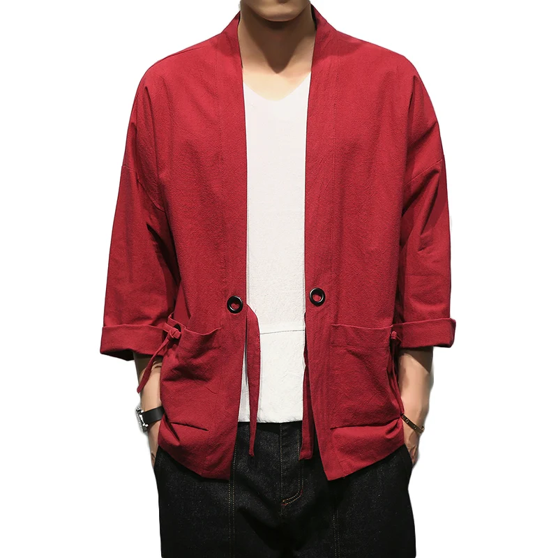 Kimono Haori Style japonais pour hommes et femmes, Cardigan Dragon chinois, vêtements traditionnels japonais, vêtements asiatiques