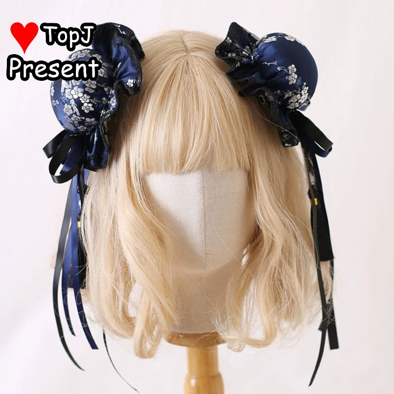 Accessoires de chignon multicolores style chinois Qipao, pampilles Lolita Chun Li, pinces à cheveux latérales à pampilles, paire de barrettes