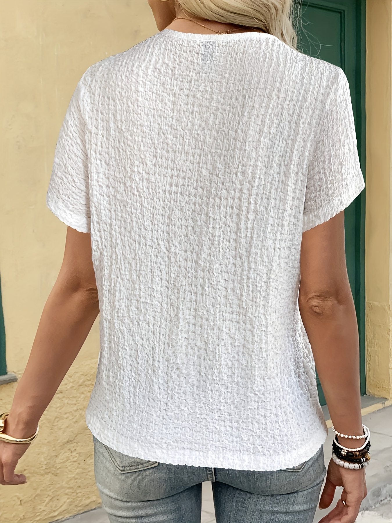 Élégant décontracté femme T-Shirt mode ample T-Shirt femme tempérament à manches longues T-Shirt vacances week-end