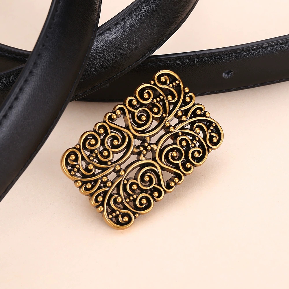 Nouvelle ceinture décorative polyvalente pour femmes, ceinture élégante de style rétro Maillard, robe haut de gamme