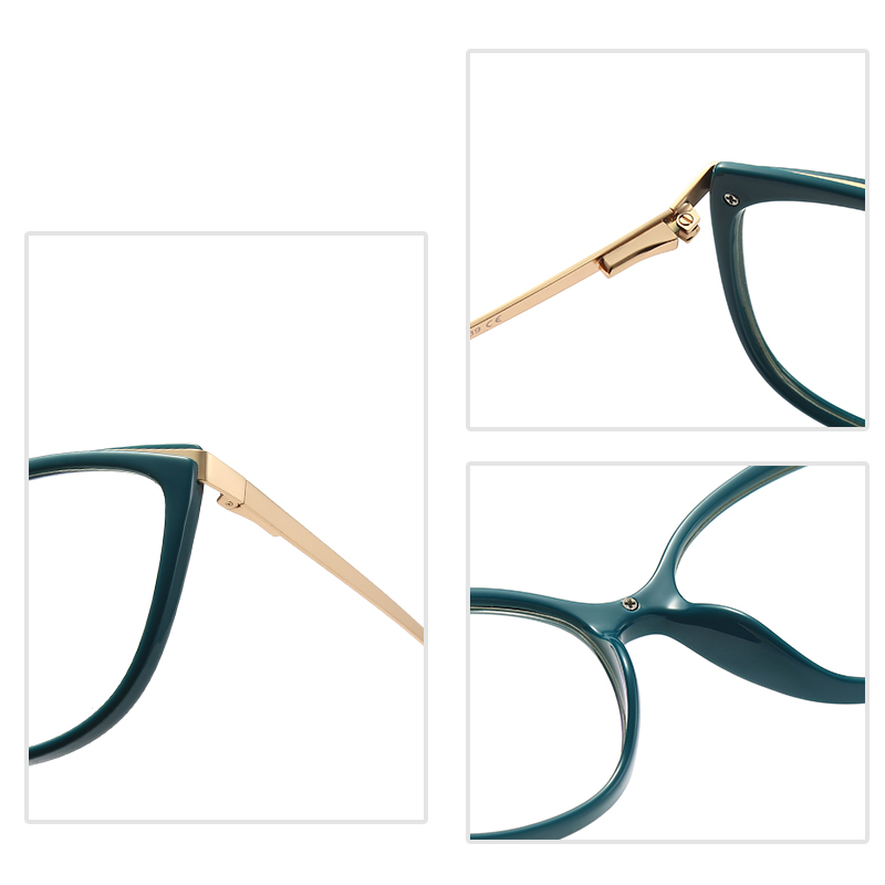 Lunettes à monture œil de chat pour femmes, monture élégante, très légère, nouvelle collection